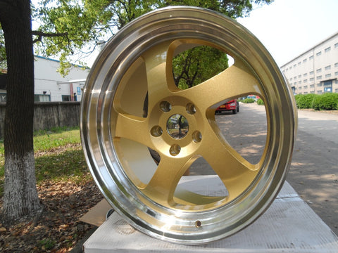 Free Shipping 19" GOLD TMB STYLE RIMS WHEELS FITS 350Z 370Z G35 G37 SEDAN COUPE AWD FULL SET W014