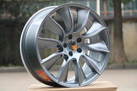 Four pieces 20x8.5 et 35  5x114.3 OEM Gunmetal Machined Face Alloy Wheel Rims W409 For Your Car
