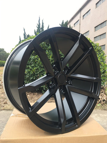 FOUR 20X11" et 27mm Satin black  WHEEL rims  W590 in high quality